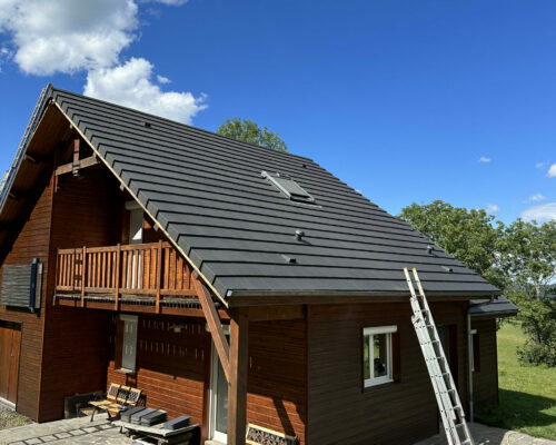 chalet toiture refaite